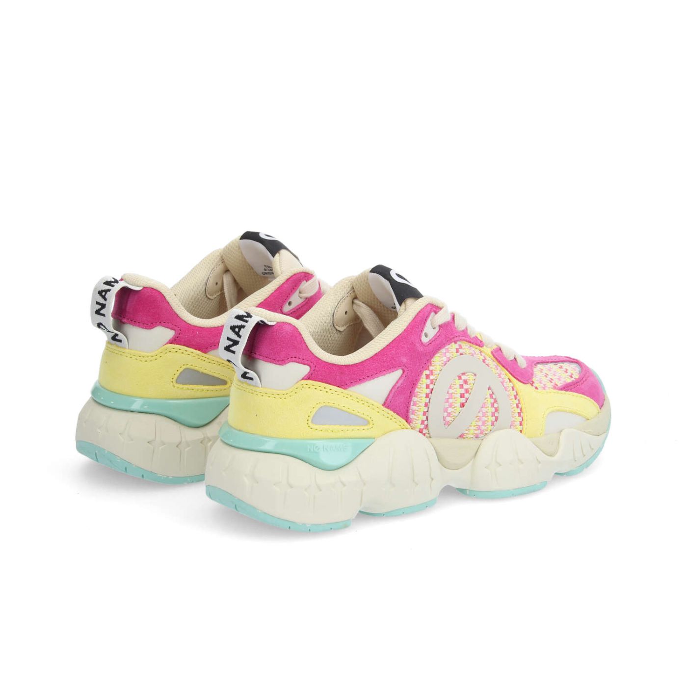 KRAZEE RUNNER W - SUEDE/GRASS/SDE - ROSA/GIALLO